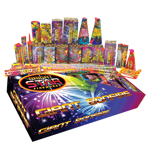 Giant Bonfire Fireworks Selection Box 26pce