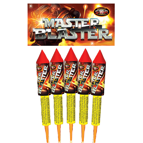 Master Blaster 5pce Rocket Pack from Home Delivery Fireworks