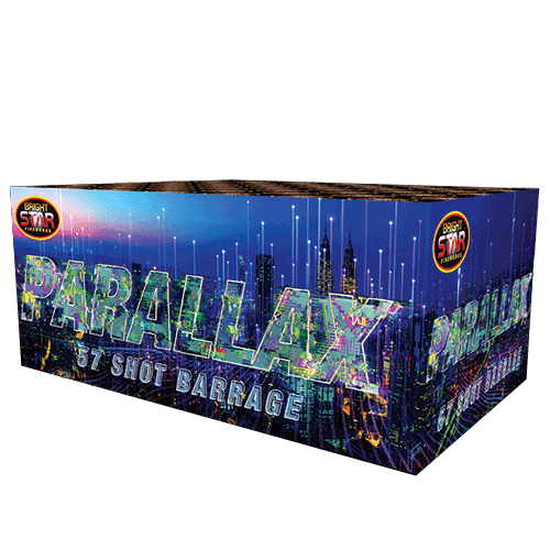 Parallax 57 Shot Barrage Fireworks from Home Delivery Fireworks