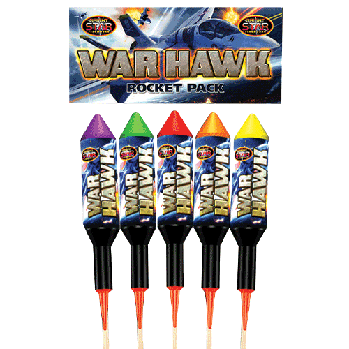 War Hawk Rocket Pack Fireworks from Home Delivery Fireworks