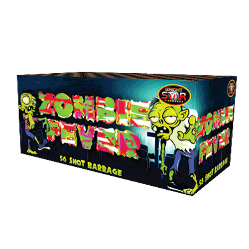Zombie Fever 56 Shot Barrage Fireworks from Home Delivery Fireworks