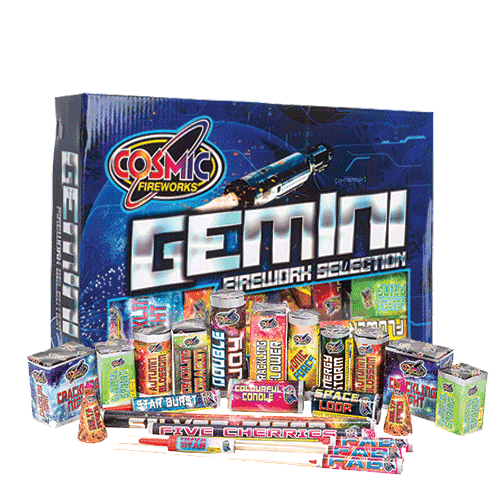 Gemini Fireworks Selection Box from Home Delivery Fireworks
