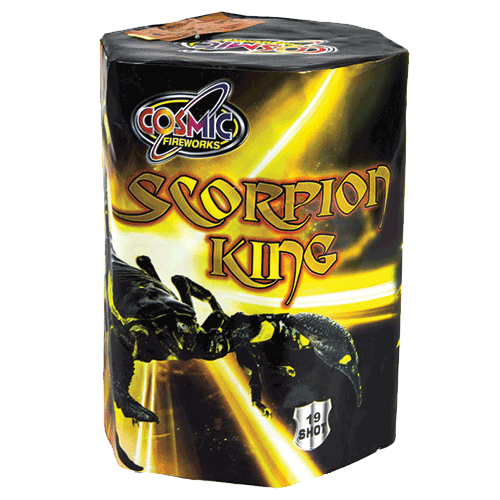 Scorpion King 19 Shot Barrage Fireworks from Home Delivery Fireworks