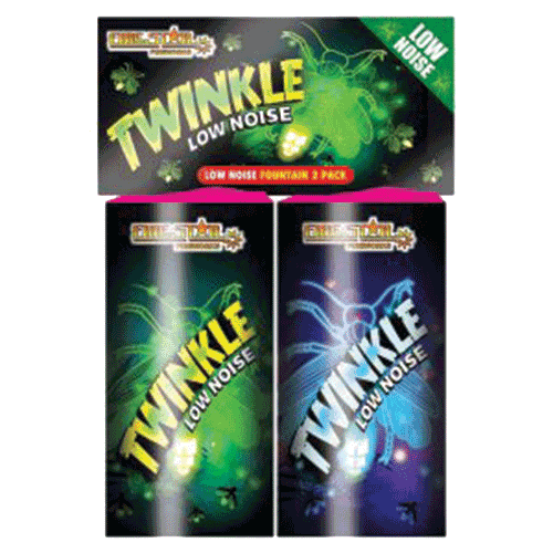 Twinkle Low Noise Fountain Fireworks Pack from Home Delivery Fireworks