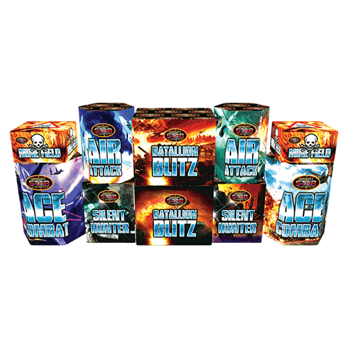 Battle Tank Barrage Fireworks Pack from Home Delivery Fireworks